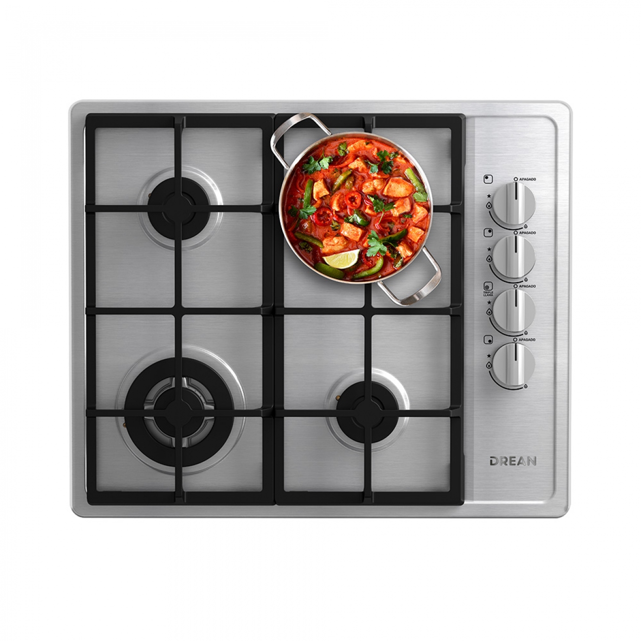 Imagen Anafe Empotrable Drean Agdr60eia1 A Gas