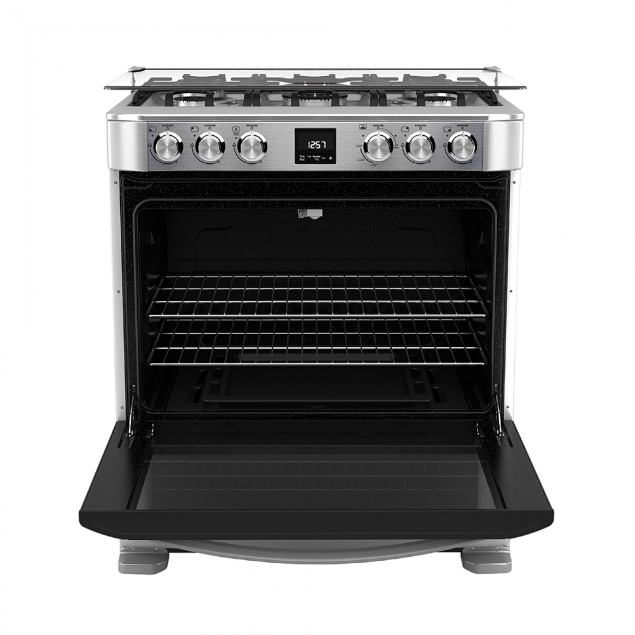 Imagen Cocina A Gas Drean Cd7609ei 5 Hornallas Multigas Inox