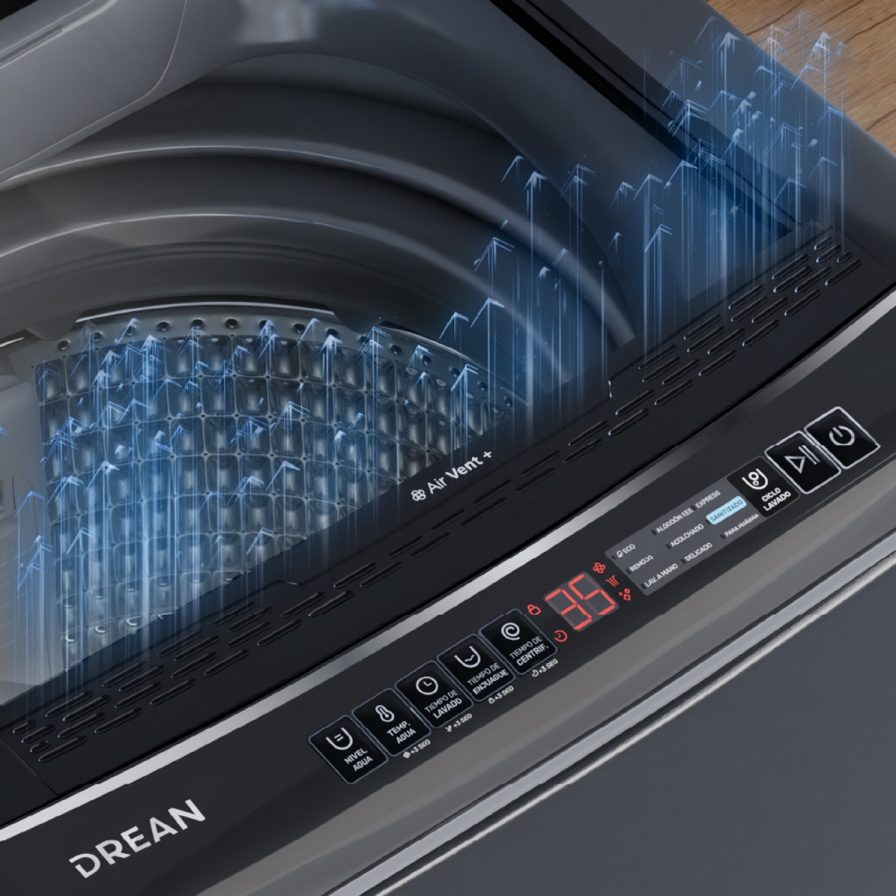 Imagen Lavarropas Automatico Drean Lpdr1165lg 11kg