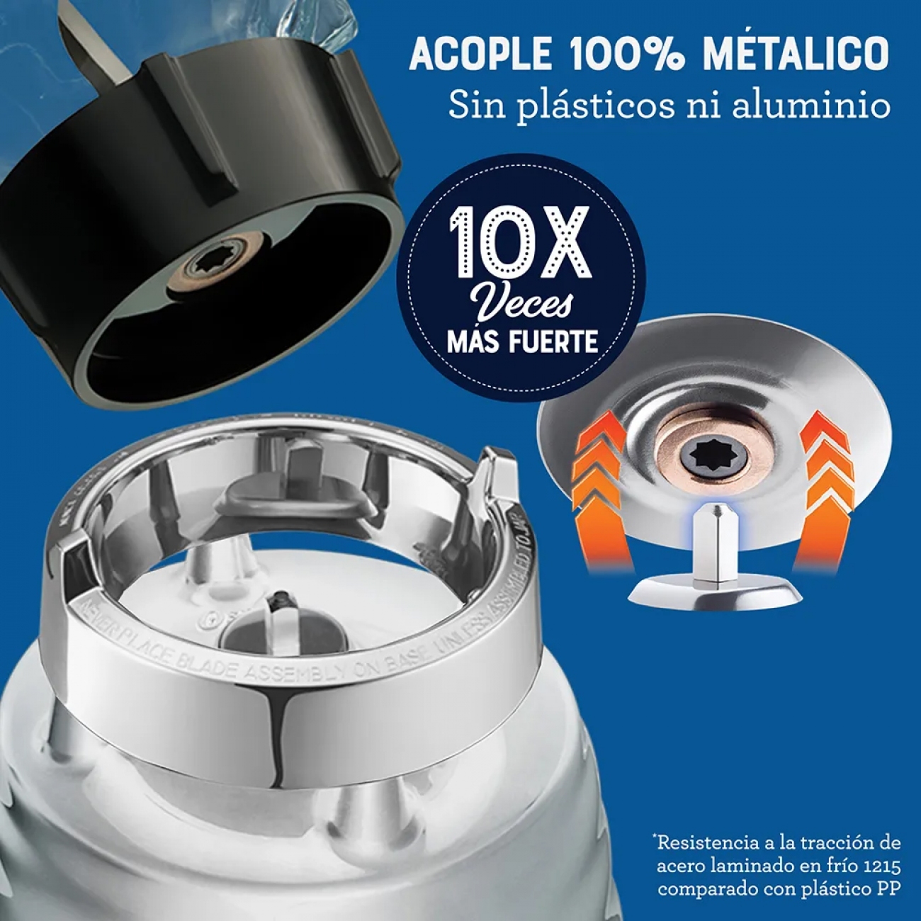 Imagen Licuadora Oster Blts4655b 700w 2lts Jarra Vidrio