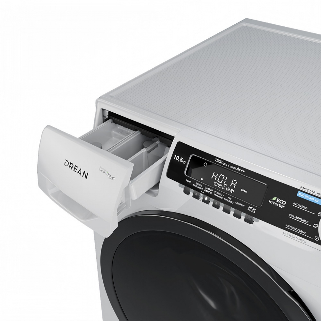 Imagen Lavarropas Automatico Drean Lcfdr1012sb0 10.5k Inverter
