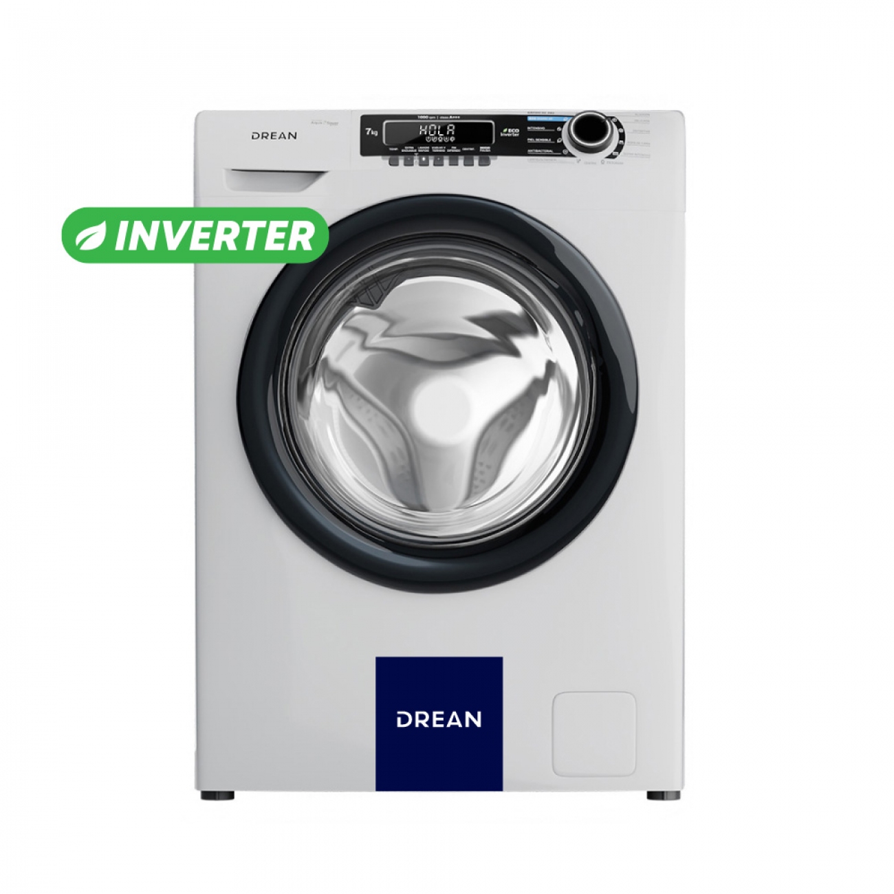 Imagen Lavarropas Auto Drean Lcfdr0710sb0 7kg 1000 Rpm Inverter