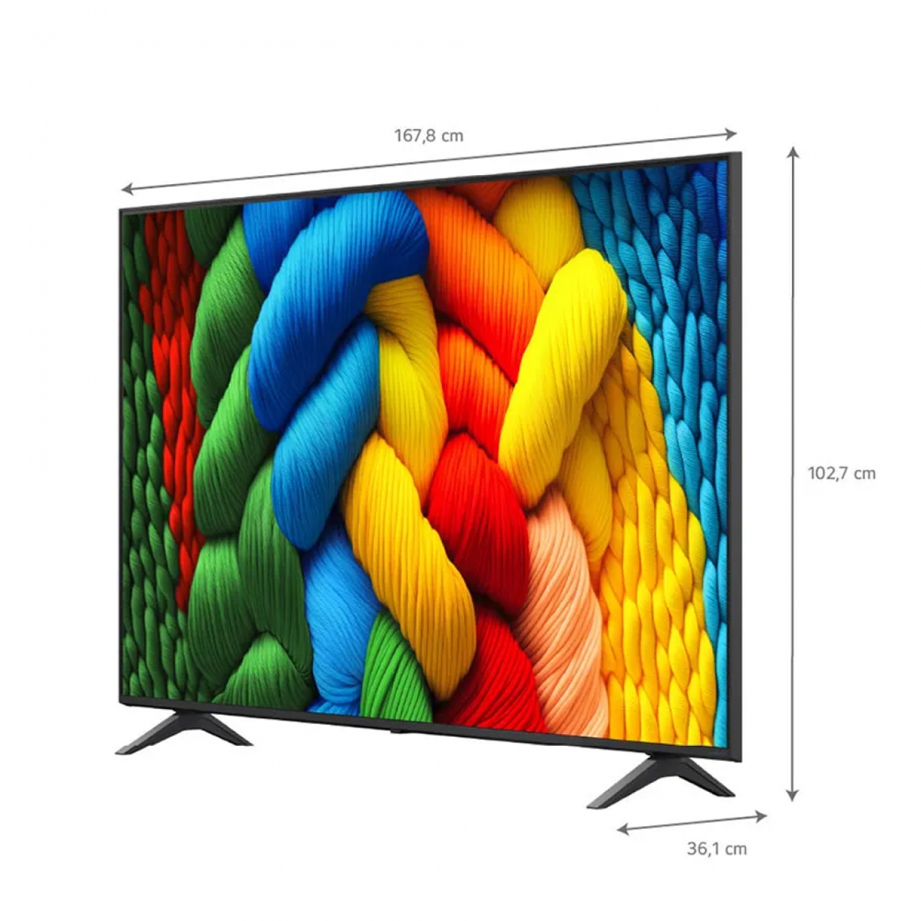 Imagen Smart Tv 75" 4k Lg 75nano80asa Web Os