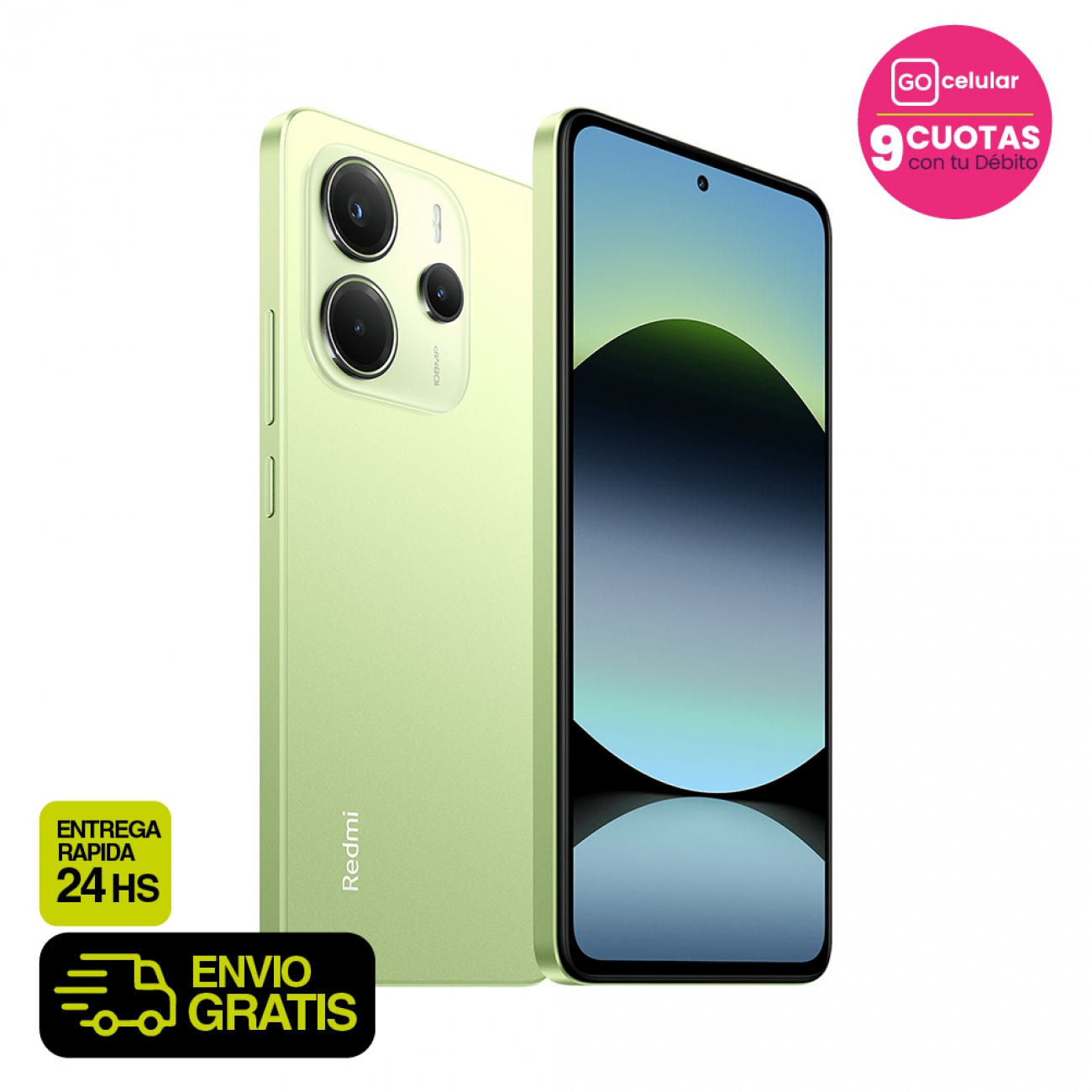 Imagen Celular Xiaomi REDMI NOTE 14 6GB 128GB 6&period;67" Lime Green