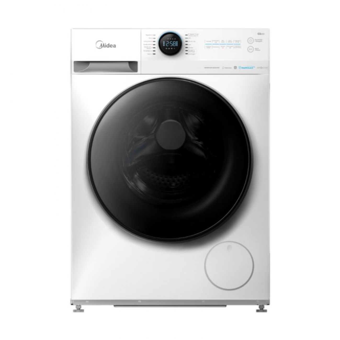 Imagen Lavasecarropas Midea Mf200d80wb/w 8kg Lav 1400rpm Inverter