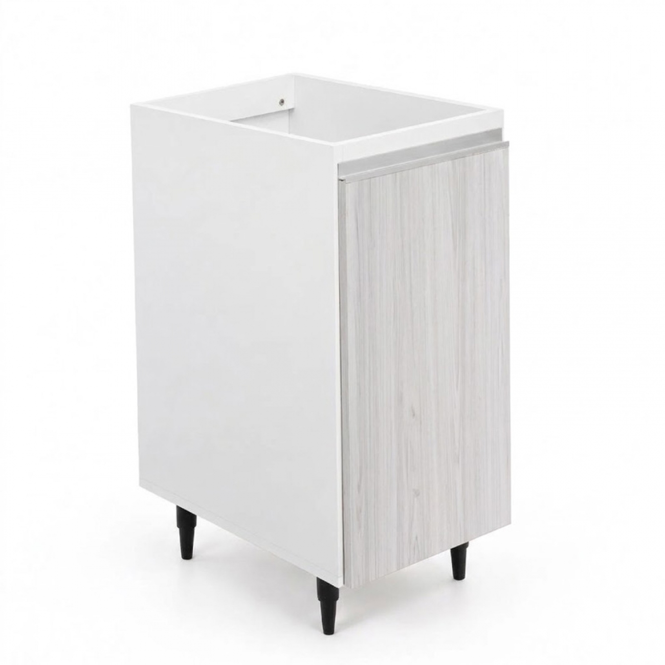 Imagen Bajo Mesada Platinum 3004-3 40 Cm Blanco&sol;Gris Andino