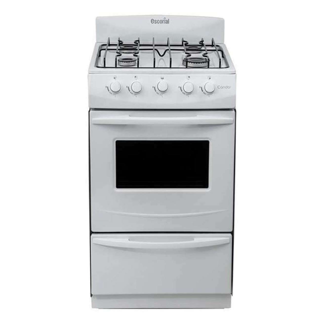 Imagen Cocina Escorial Candor 4h 50cm Blanca Gas Natural