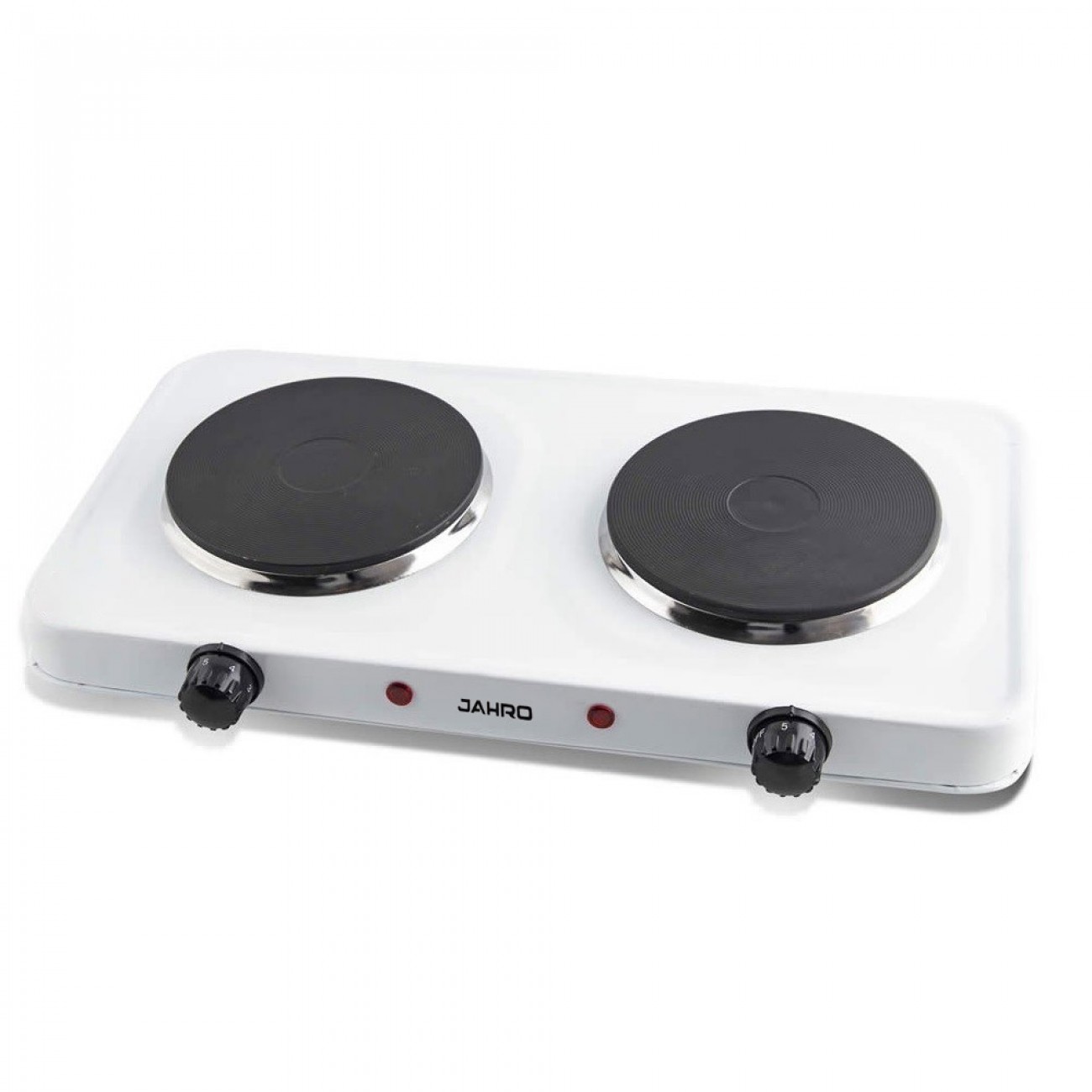 Imagen Anafe Eléctrico Sobremesada Jahro Jh-020 2000w 2 Hornallas Blanco