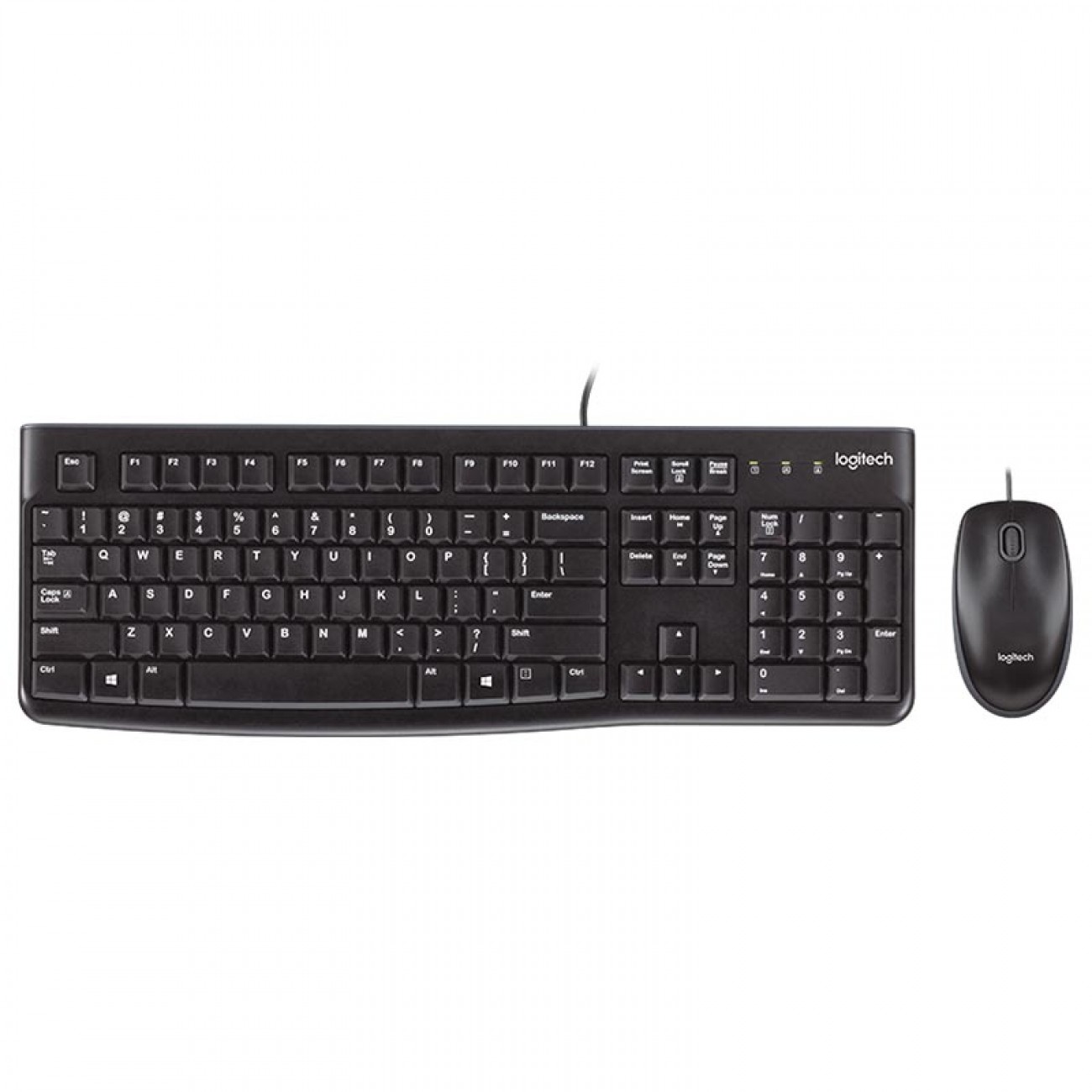 Imagen Combo Teclado Usb + Mouse óptico Logitech Mk120