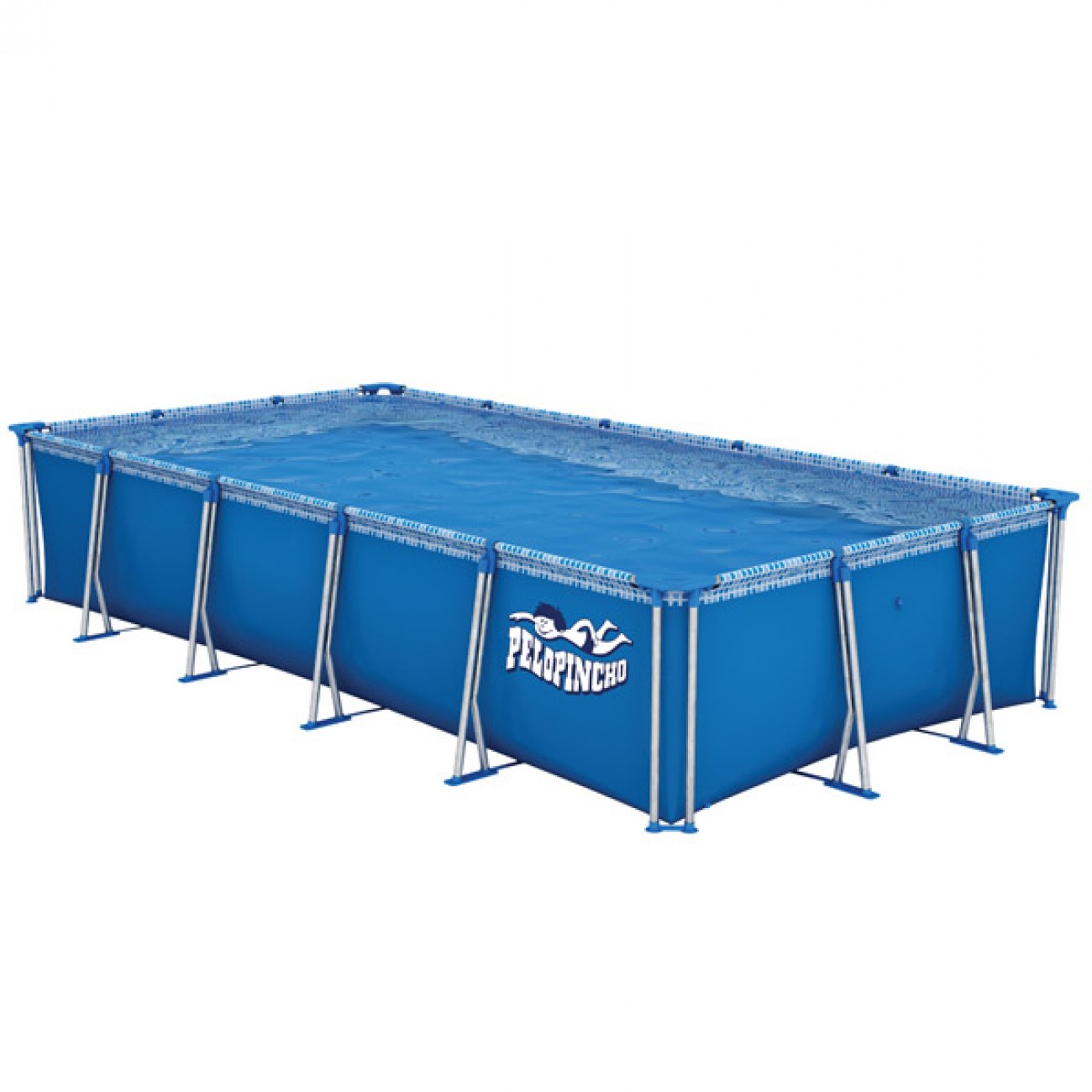 Imagen Pileta De Lona Pelopincho 1076 8000l 4,45 X 2,25 X 0,80 Mts