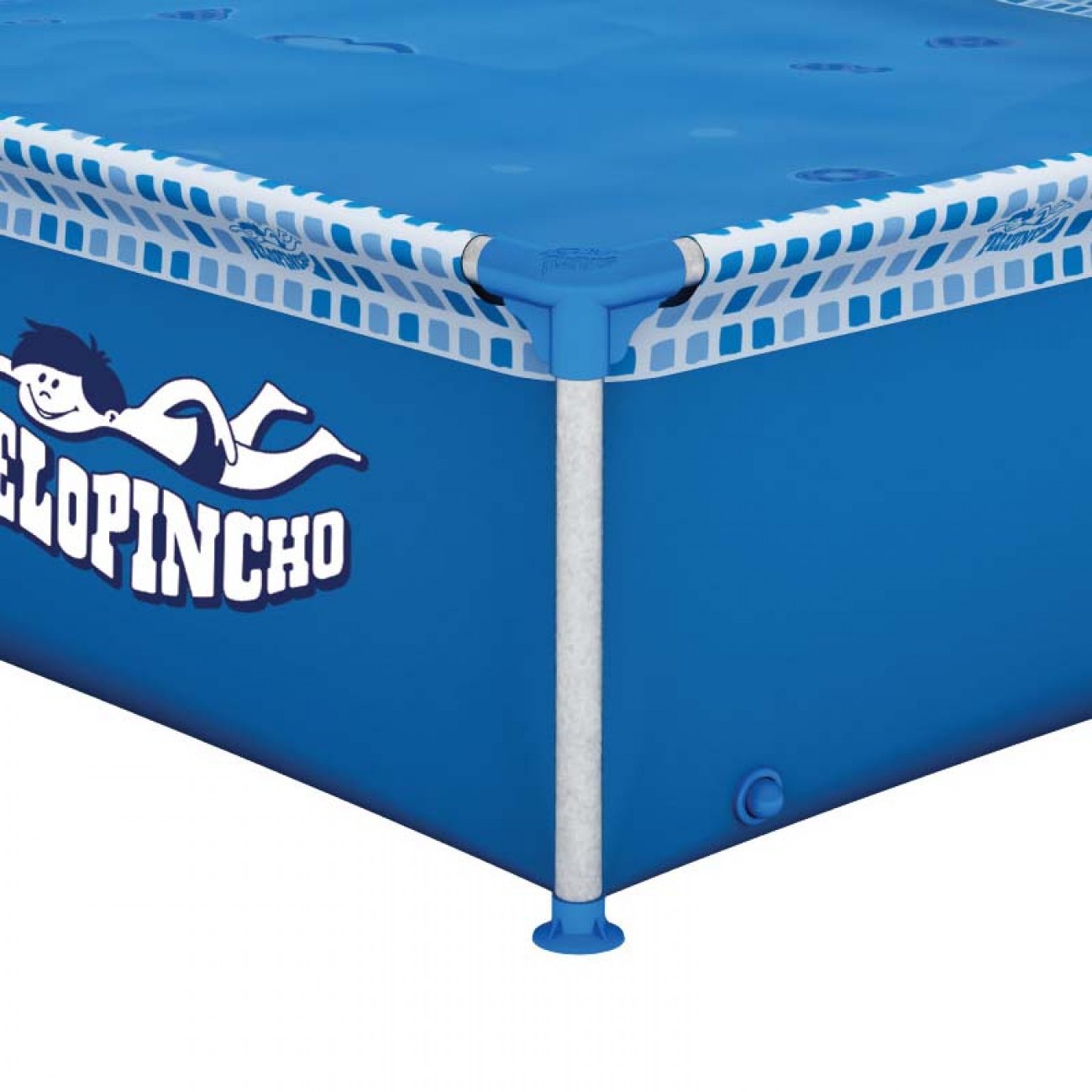 Imagen Pileta De Lona Pelopincho 1020 1000l 1,85 X 1,45 X 0,4 Mts